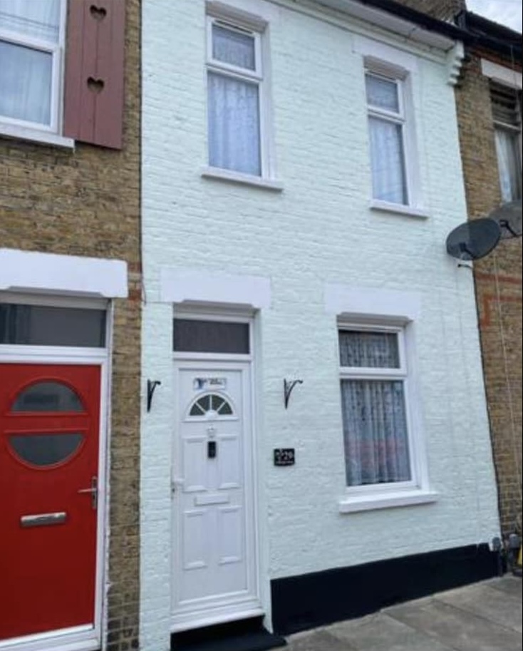 Freshly painted Essex house exterior with improved kerb appeal